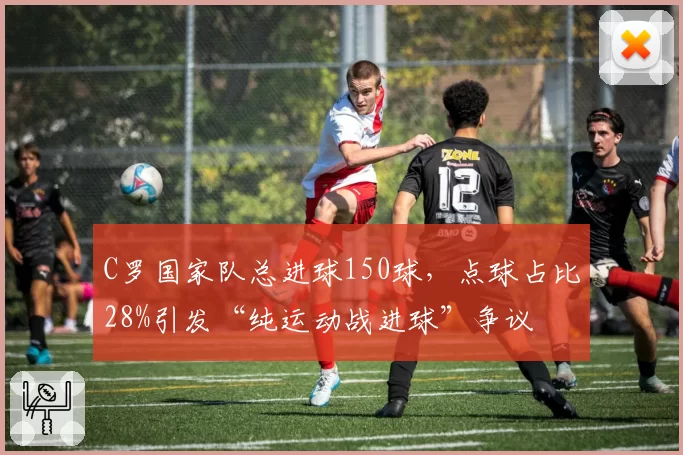 C罗国家队总进球150球，点球占比28%引发“纯运动战进球”争议