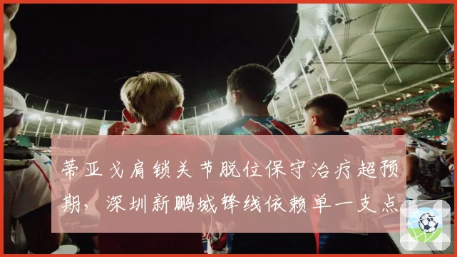 蒂亚戈肩锁关节脱位保守治疗超预期，深圳新鹏城锋线依赖单一支点